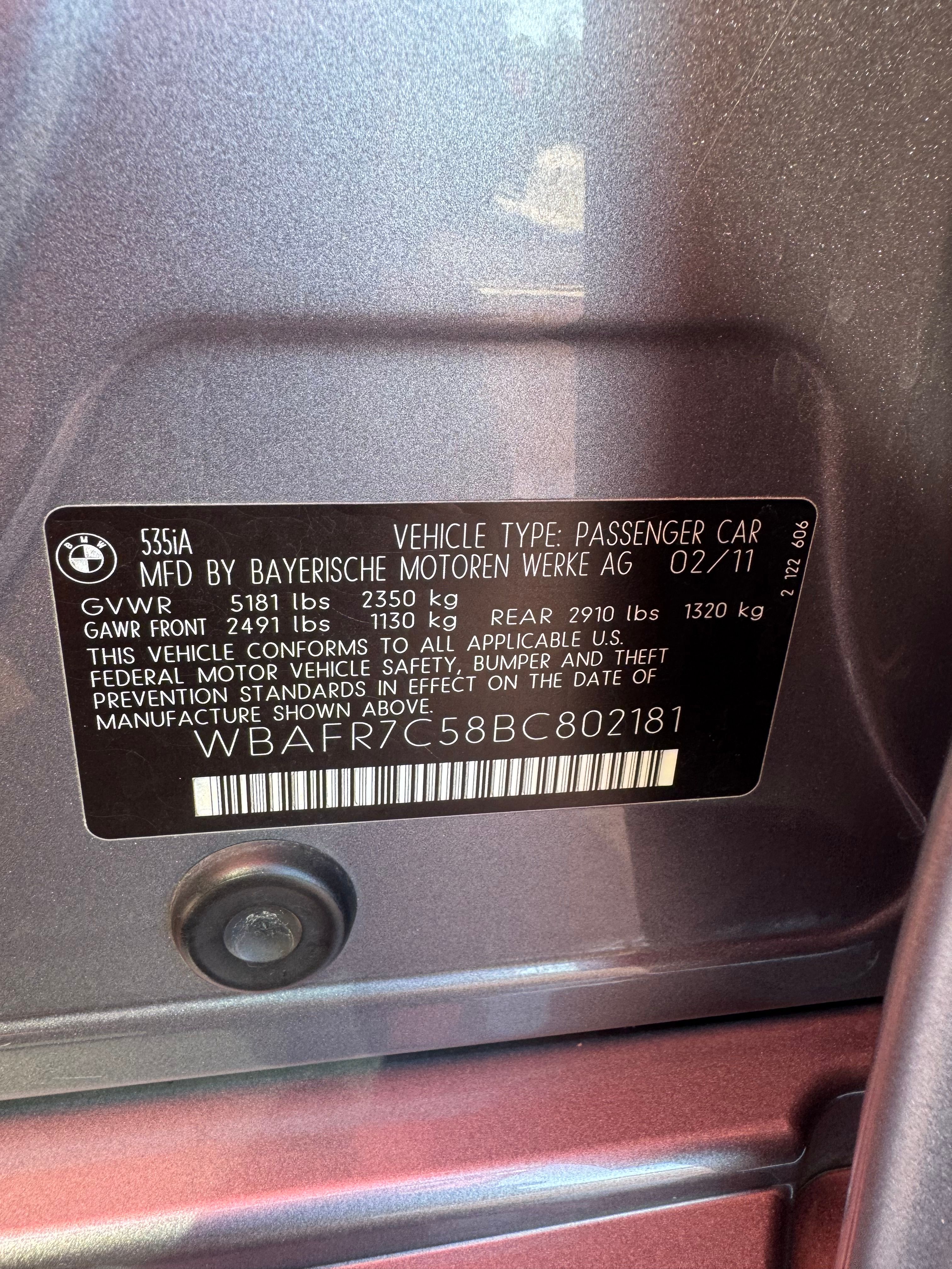 Used 2011 BMW 535i Sedan RWD image 22