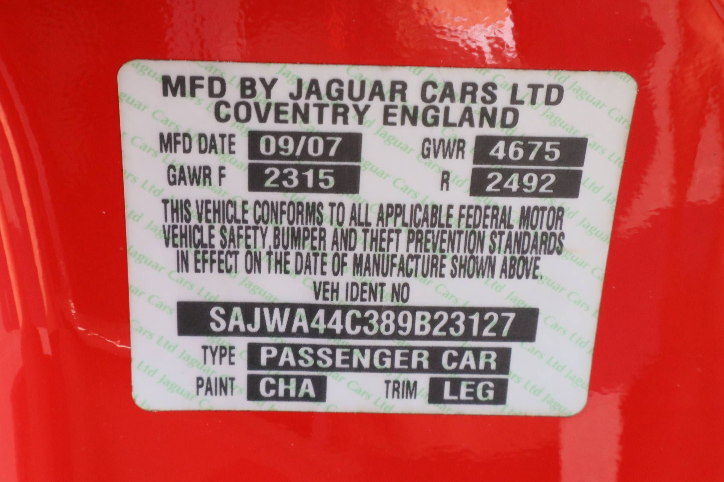 Used 2008 Jaguar XKR R RWD image 8