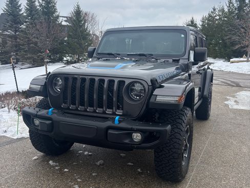 Used 2021 Jeep Wrangler Unlimited Rubicon 4xe w/ Steel Bumper Group image 1