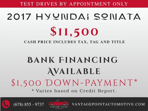 Used 2017 Hyundai Sonata Sport w/ Value Edition Package 02 image 2