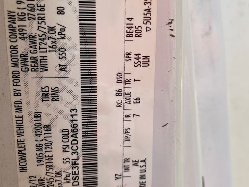 Used 2012 Ford E-350 and Econoline 350 Super Duty image 7