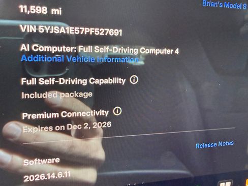 Used 2023 Tesla Model S Standard Range AWD/4WD image 6