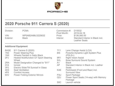 Used 2020 Porsche 911 Carrera S RWD image 17