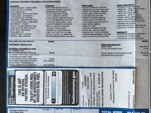 Used 2017 Ford Explorer Platinum image 14