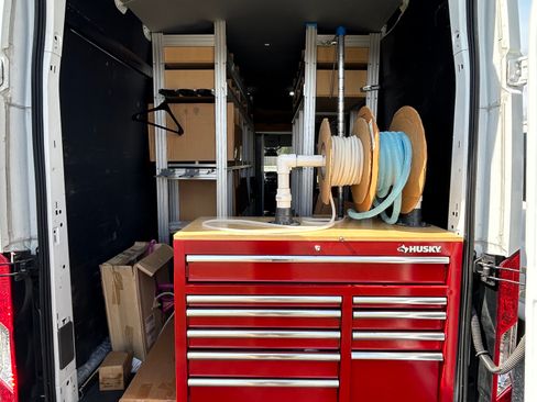 Used 2021 Ford Transit 350 Extended Length High Roof Van w/ Load Area Protection Package image 9