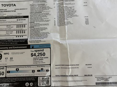 Used 2025 Toyota Tundra Limited w/ TRD Off-Road Package image 15