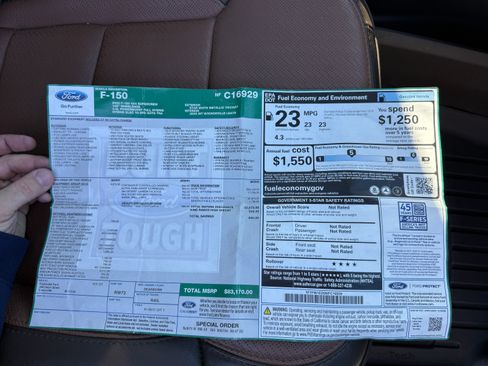 Used 2022 Ford F150 King Ranch w/ Equipment Group 601A High image 32