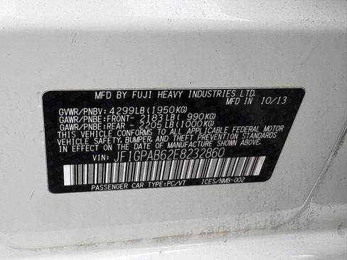 Used 2014 Subaru Impreza 2.0i Premium w/ Popular Package #1 AWD/4WD image 10