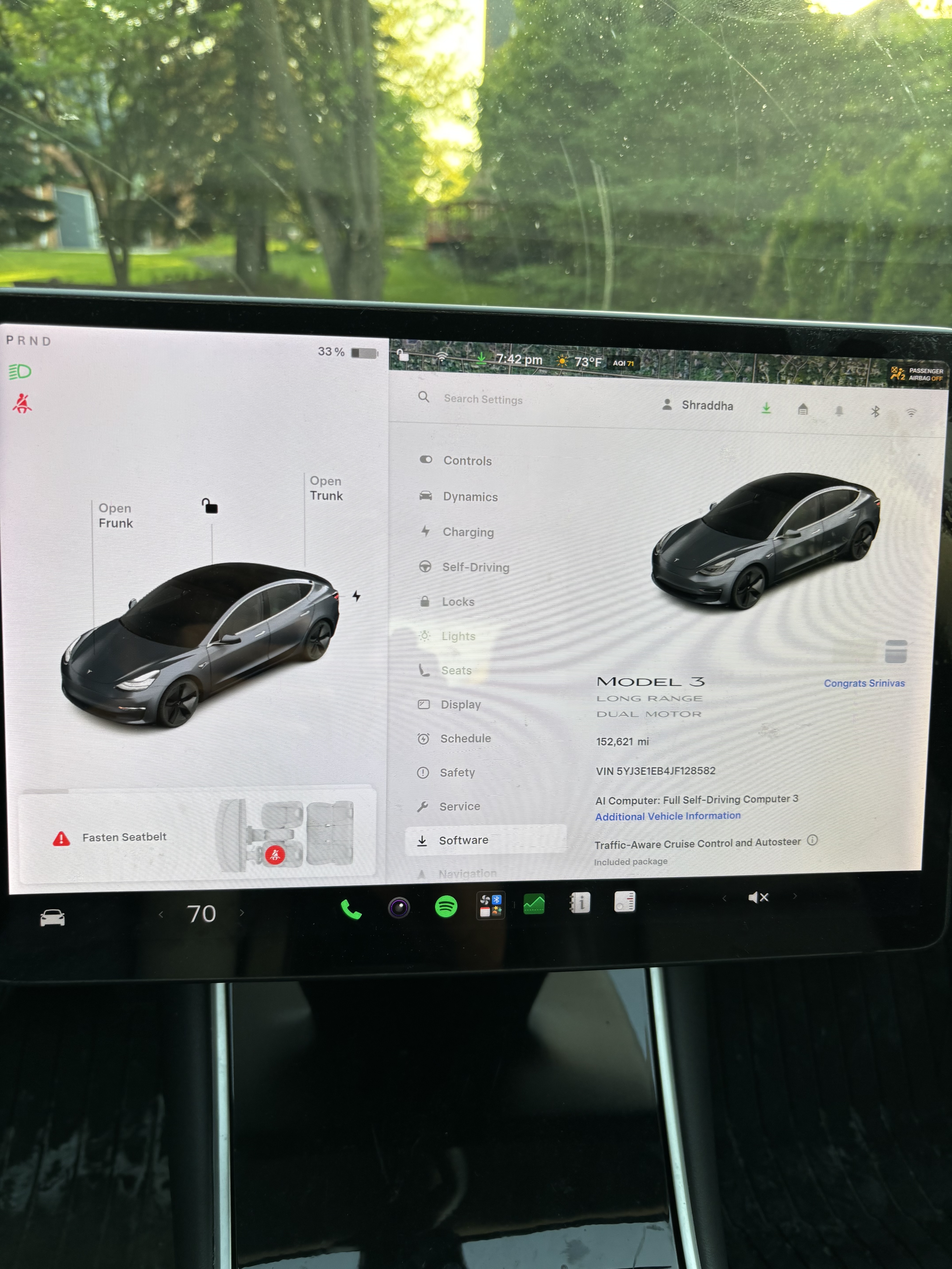 Used 2018 Tesla Model 3 Long Range AWD/4WD image 1