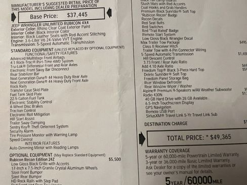 Used 2017 Jeep Wrangler Unlimited Rubicon image 13