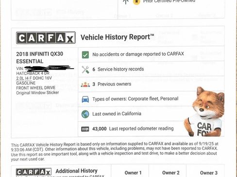 Used 2018 INFINITI QX30 w/ Navigation Package image 15