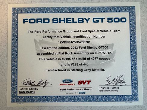 Used 2013 Ford Mustang Shelby GT500 RWD image 9