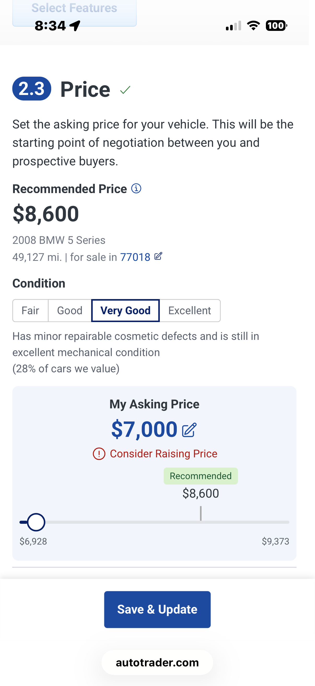 Used 2008 BMW 535i Sedan RWD image 16