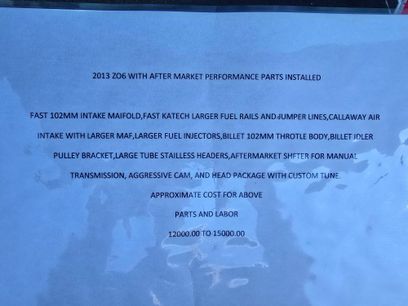 Used 2013 Chevrolet Corvette Z06 w/ 3LZ Preferred Equipment Group