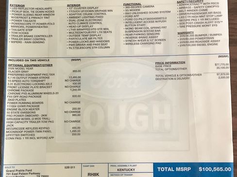 Used 2026 Ford F250 King Ranch w/ Chrome Package AWD/4WD image 17