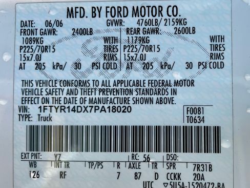 Used 2007 Ford Ranger XL image 15