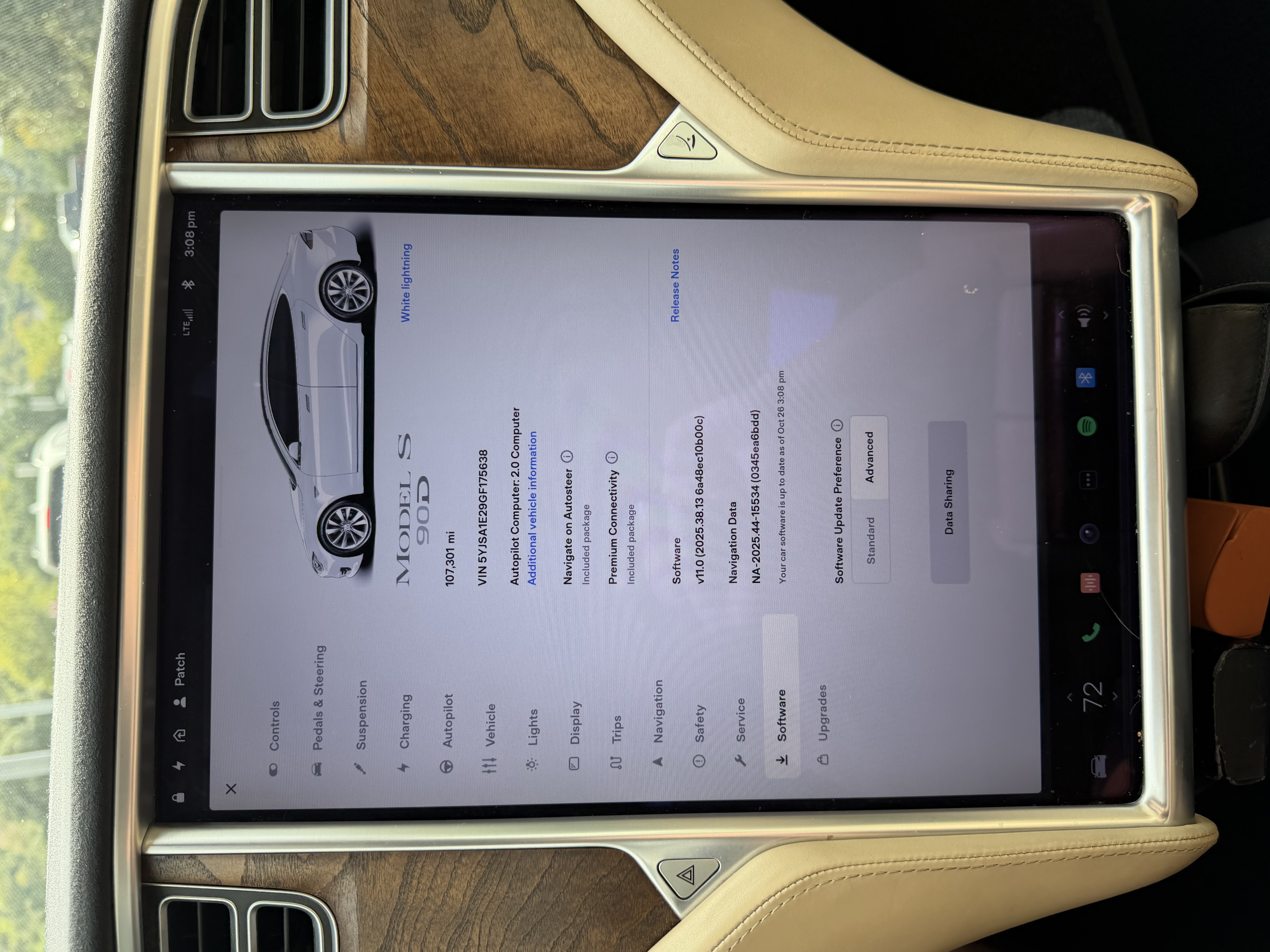Used 2016 Tesla Model S 90D AWD/4WD image 2