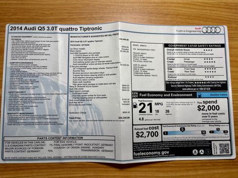Used 2014 Audi Q5 3.0T Premium Plus image 29
