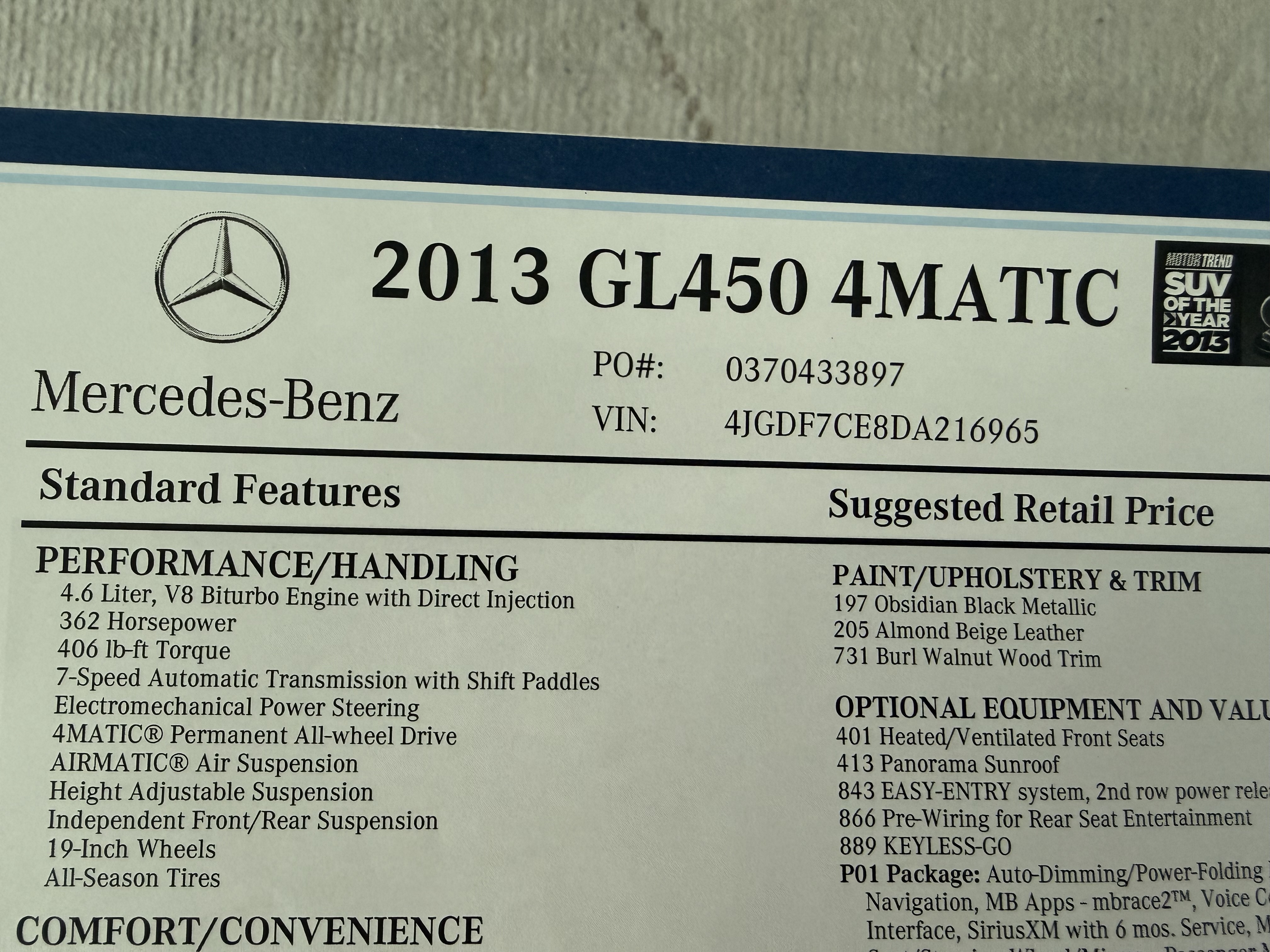 Used 2013 Mercedes-Benz GL 450 4MATIC image 8