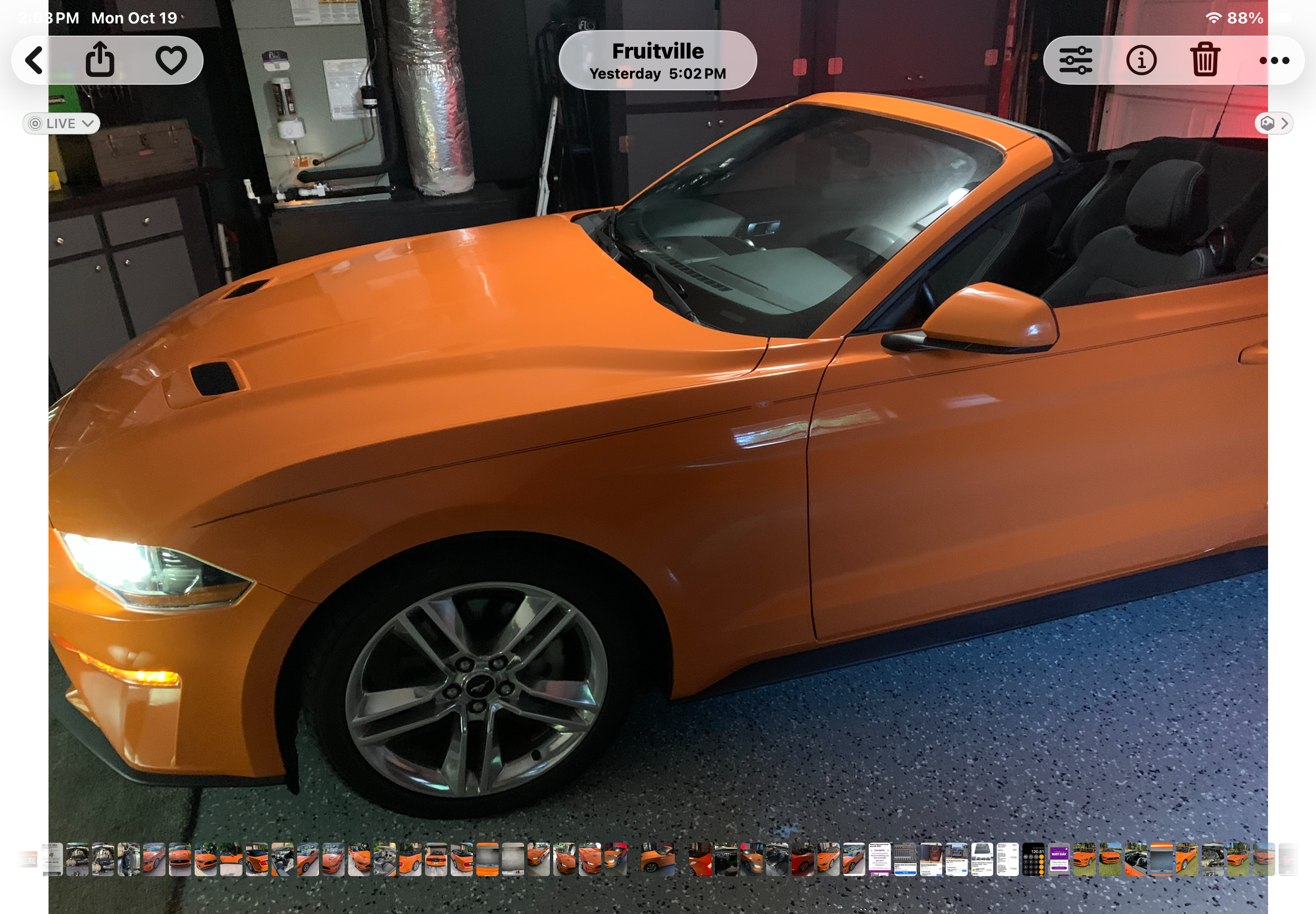 Used 2020 Ford Mustang Convertible w/ Equipment Group 101A RWD image 9