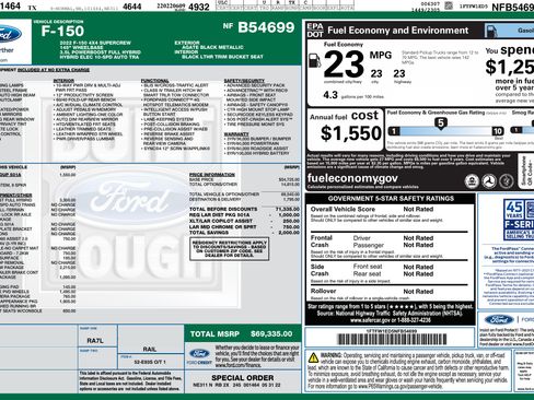 Used 2022 Ford F150 Lariat w/ Max Trailer Tow Package image 21