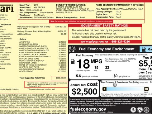 Used 2019 Ferrari 488 Spider image 17