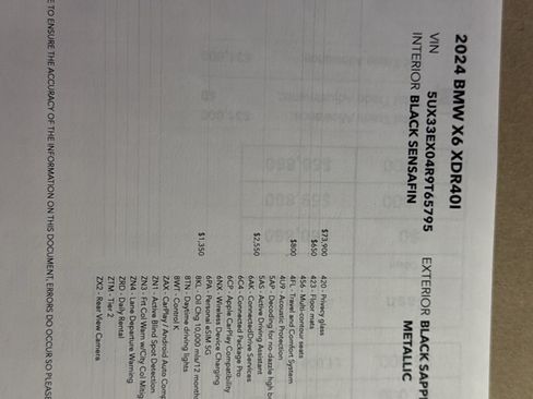 Used 2024 BMW X6 xDrive40i w/ Premium Package image 17