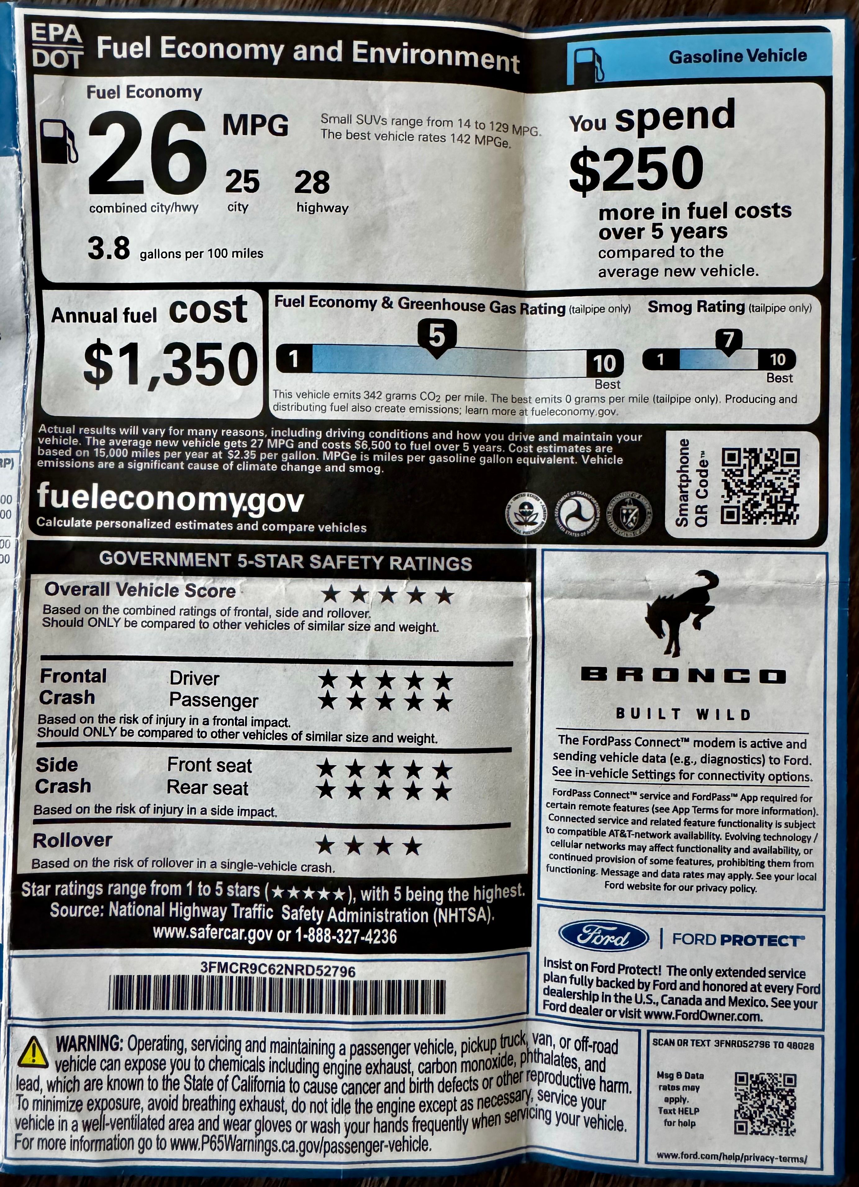 Used 2022 Ford Bronco Sport Outer Banks w/ Tech Package AWD/4WD image 18