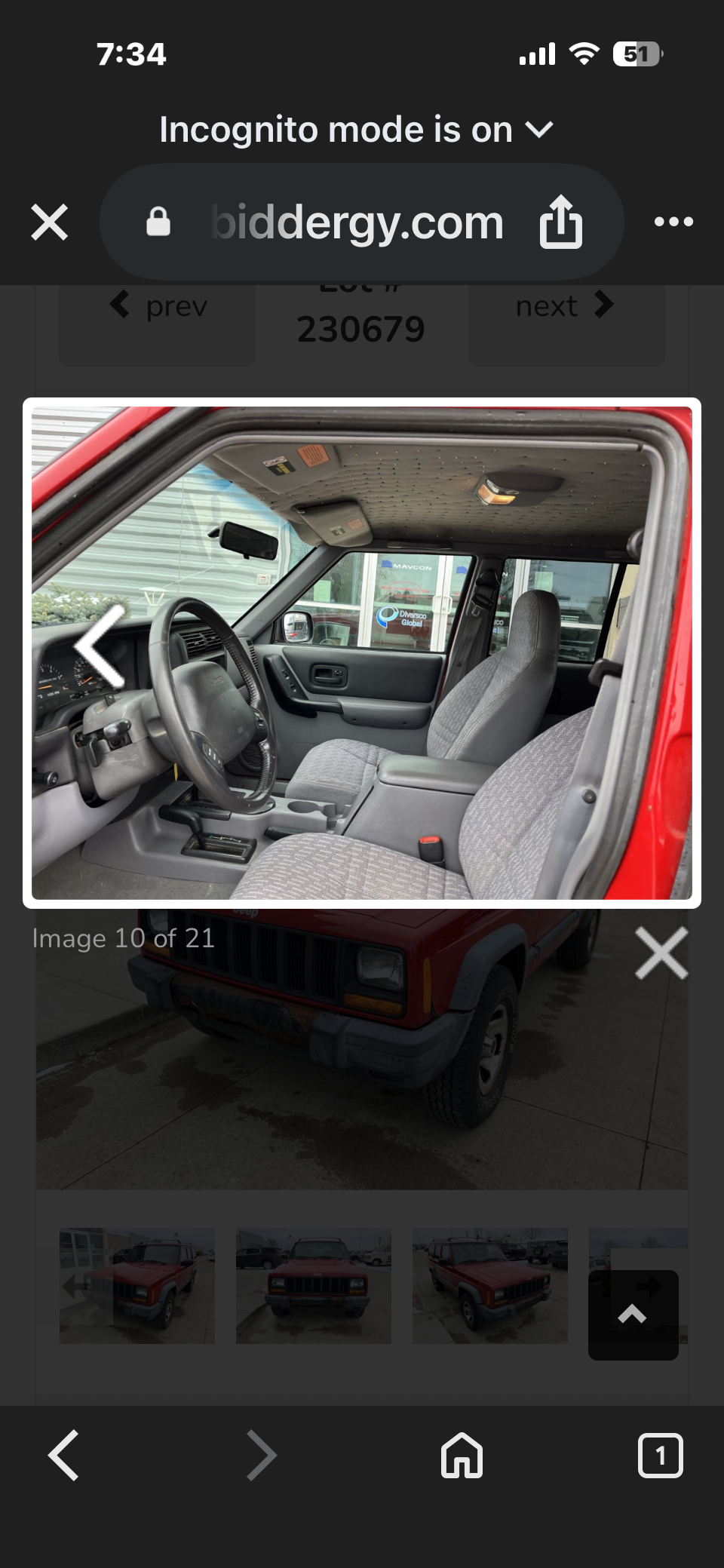 Used 1998 Jeep Cherokee Sport AWD/4WD image 15