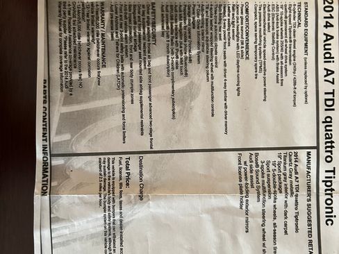 Used 2014 Audi A7 TDI Premium Plus image 12