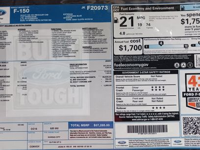 Used 2018 Ford F150 XL w/ Equipment Group 101A Mid