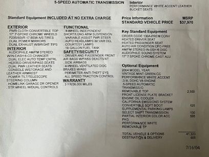 Used 2004 Ford Thunderbird
