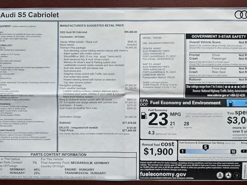 Used 2022 Audi S5 Premium Plus image 31