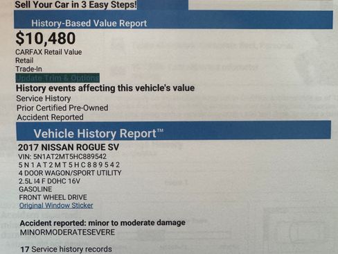 Used 2017 Nissan Rogue SV image 16