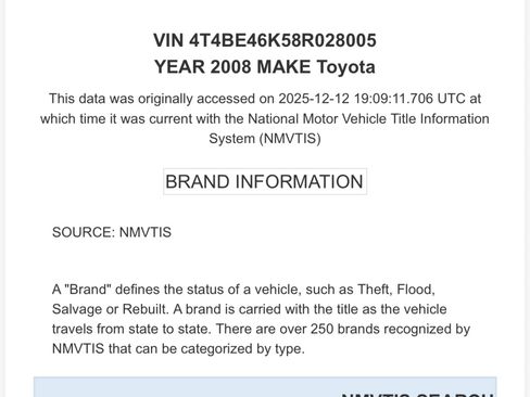 Used 2008 Toyota Camry LE image 15
