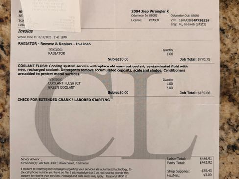 Used 2004 Jeep Wrangler X w/ Convenience Group image 24