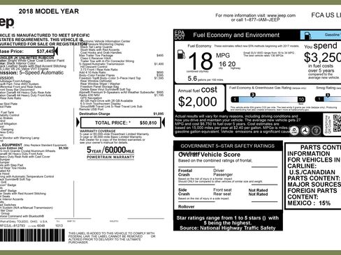 Used 2018 Jeep Wrangler Unlimited Rubicon image 24