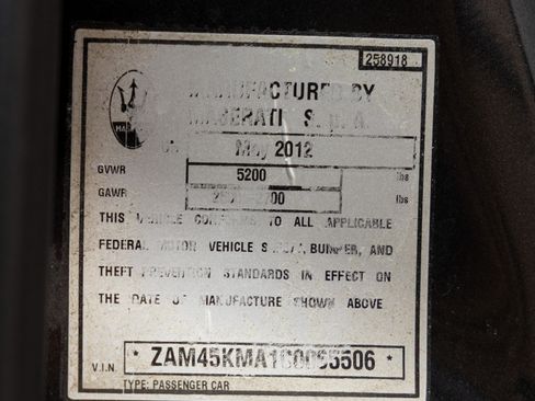 Used 2012 Maserati GranTurismo Convertible image 21