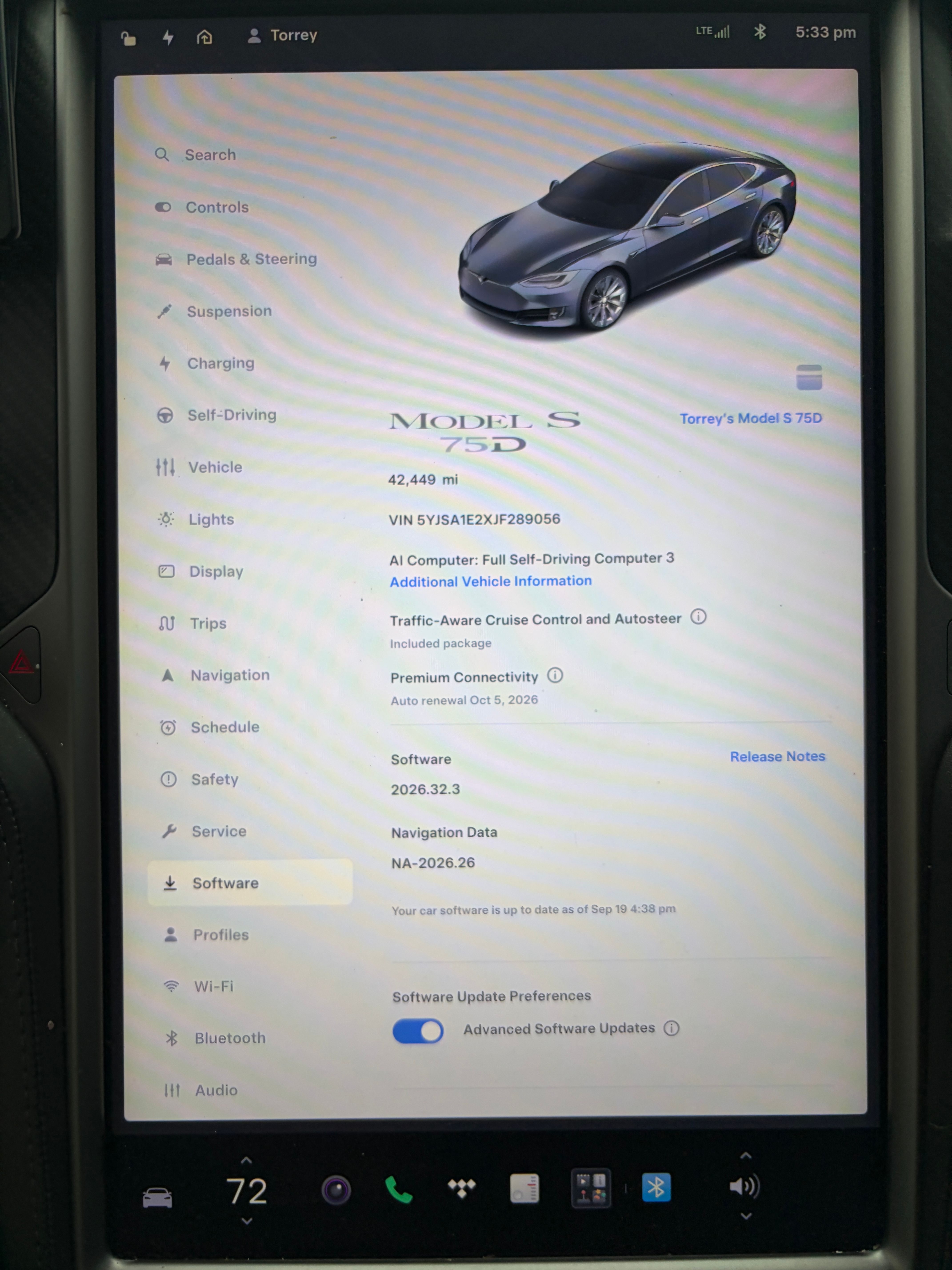 Used 2018 Tesla Model S 75D AWD/4WD image 21