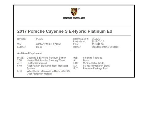 Used 2017 Porsche Cayenne S Platinum image 24