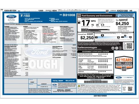 Used 2019 Ford F150 XLT w/ Equipment Group 302A Luxury image 13