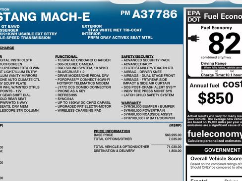 Used 2023 Ford Mustang Mach-E GT w/ GT Performance Edition image 1