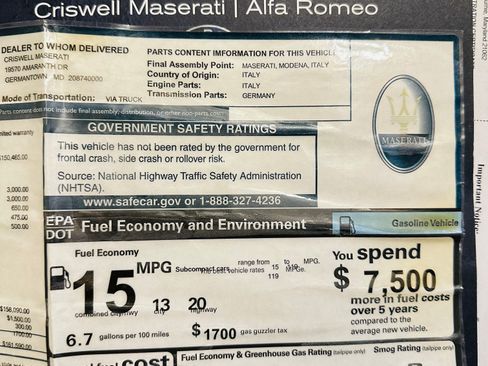 Used 2016 Maserati GranTurismo Sport image 18
