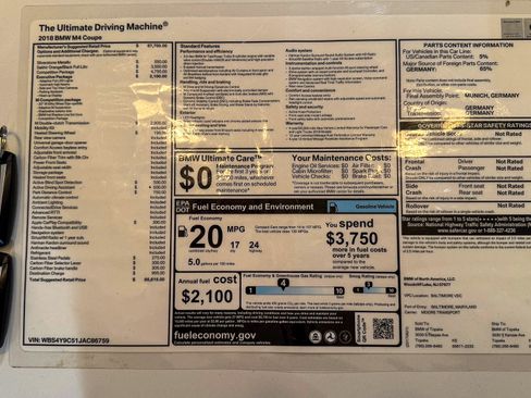 Used 2018 BMW M4 Coupe image 29