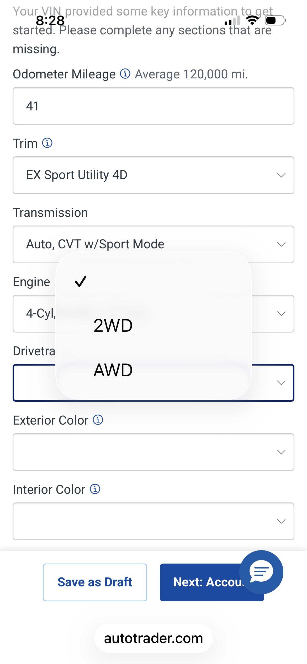 Used 2016 Honda HR-V EX image 2