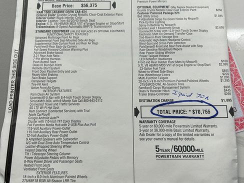 Used 2023 RAM 1500 Laramie AWD/4WD image 28
