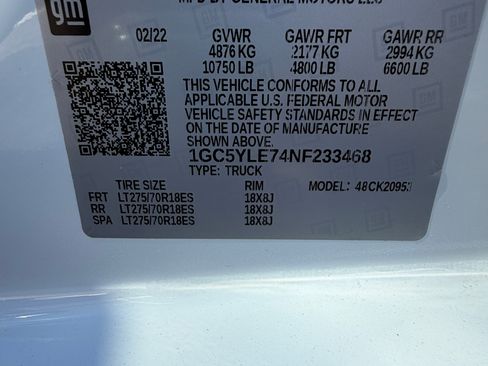 Used 2022 Chevrolet Silverado 2500 W/T w/ WT Convenience Package image 32