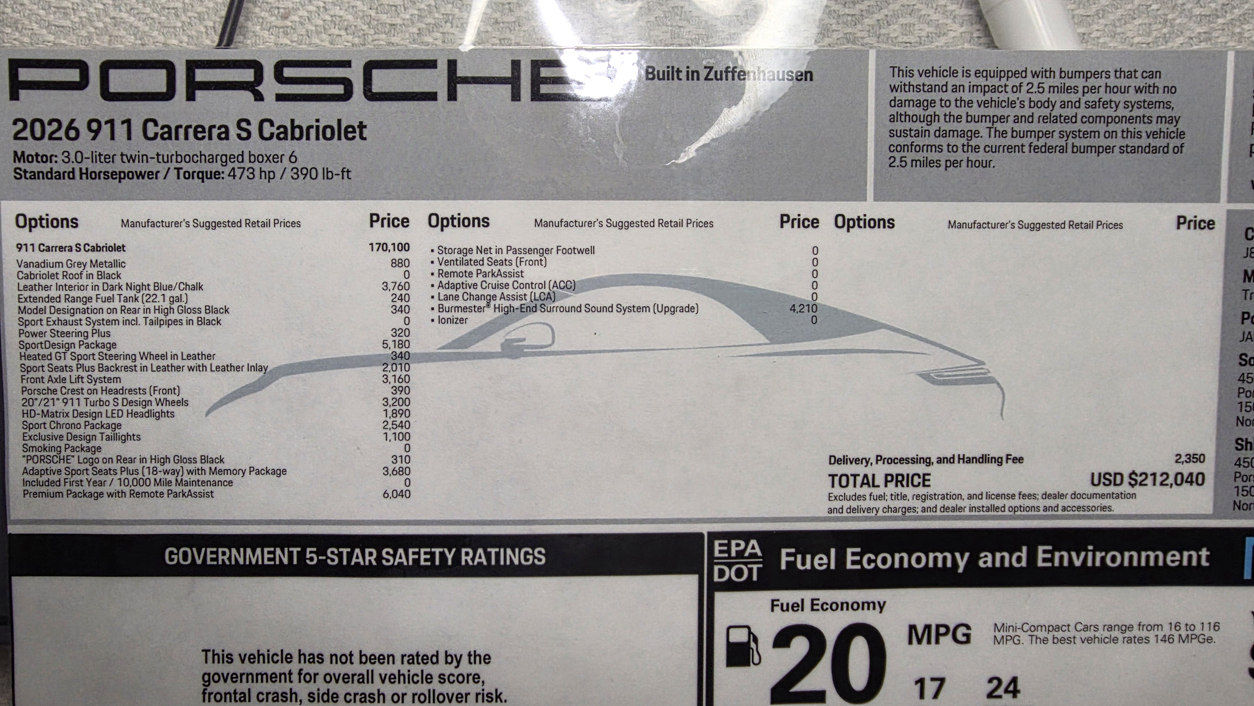 Used 2026 Porsche 911 Carrera S RWD image 9