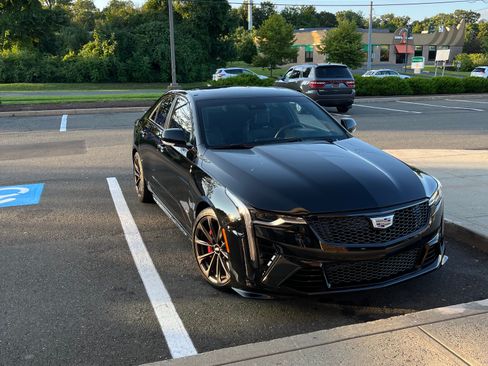 Used 2022 Cadillac CT4 V Blackwing w/ Climate Package RWD image 1