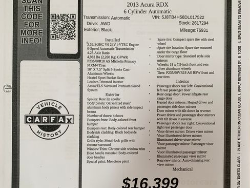 Used 2013 Acura RDX AWD w/ Technology Package image 14